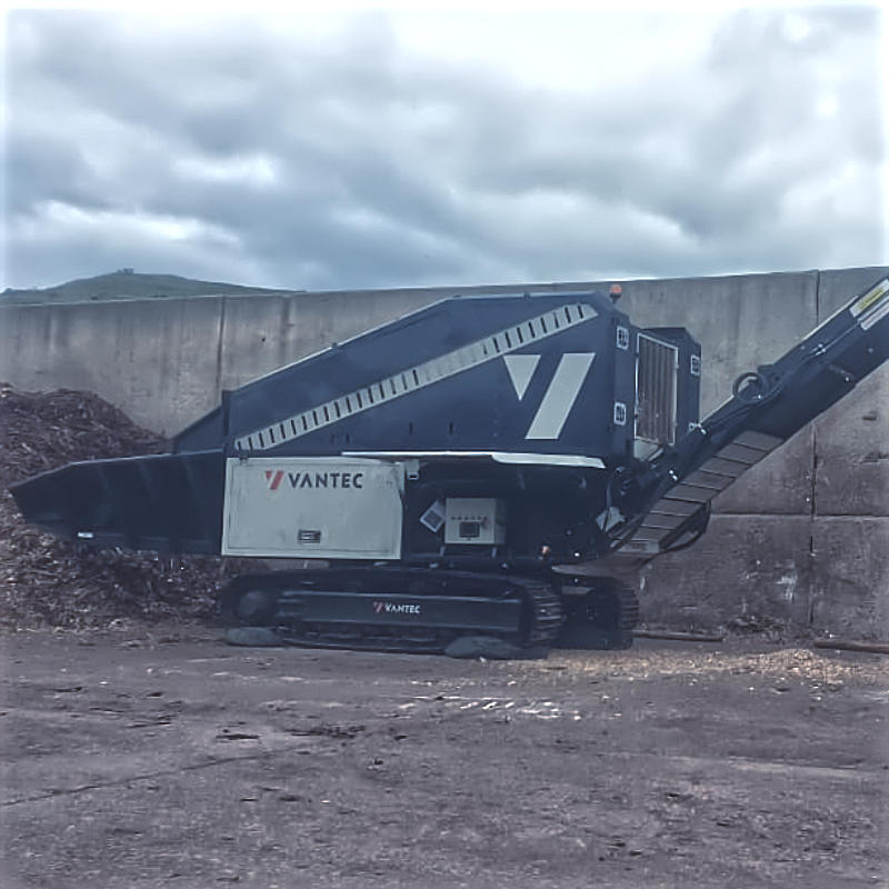 NewSaw Tracked Brutus infield chipper from Vantec