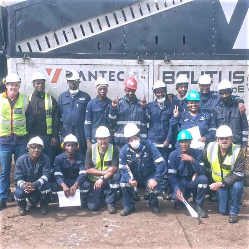 NewSaw Vanteec Brutus infield chipper technical and operations team
